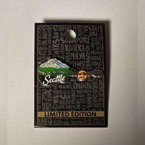 Seattle Mount Rainer Butterfly Pin  - Limited Edition *Extremly Rare*